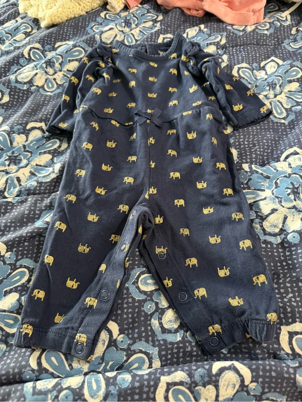 Carters navy bodysuit